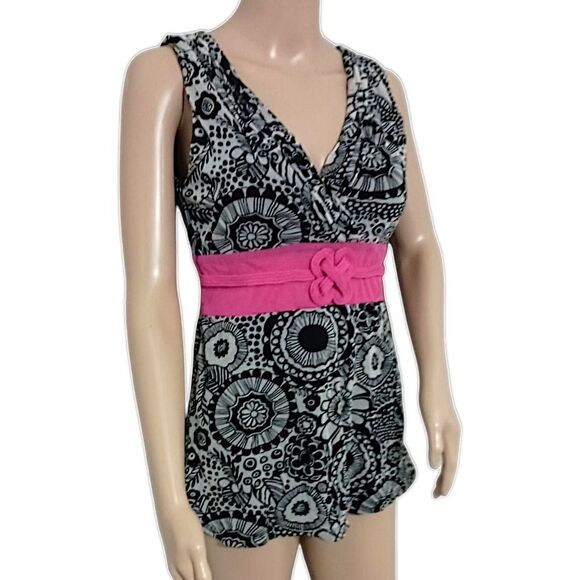 Y2K Babydoll Top M Sheer Overlay Fairy Coquette Romantic Flirty Twee Whimsigoth - Picture 3 of 16